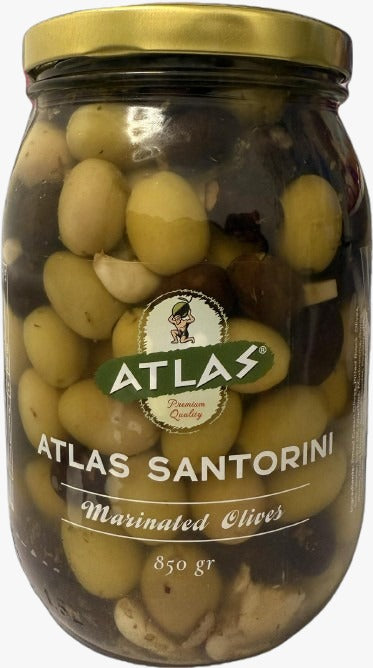 Atlas Santorini Marinated Olives 850g