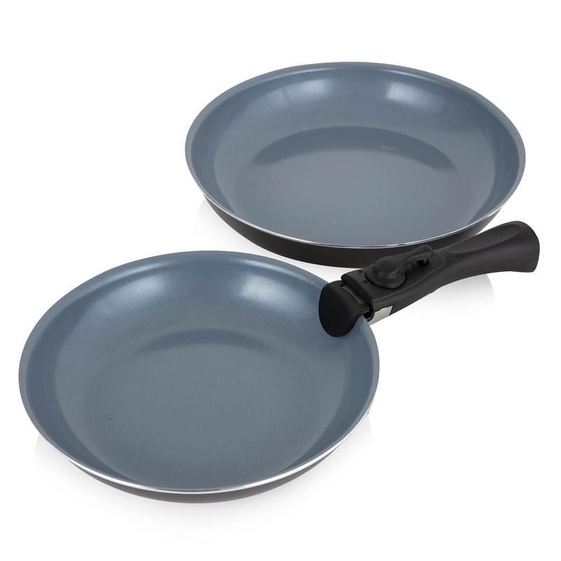 Tower Freedom 3 Piece Frying Pan Set Graphite 24/28cm