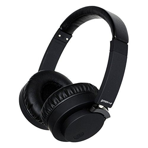 Groov-e GVBT400BK Fusion Wireless Bluetooth or Wired Stereo Headphones Black