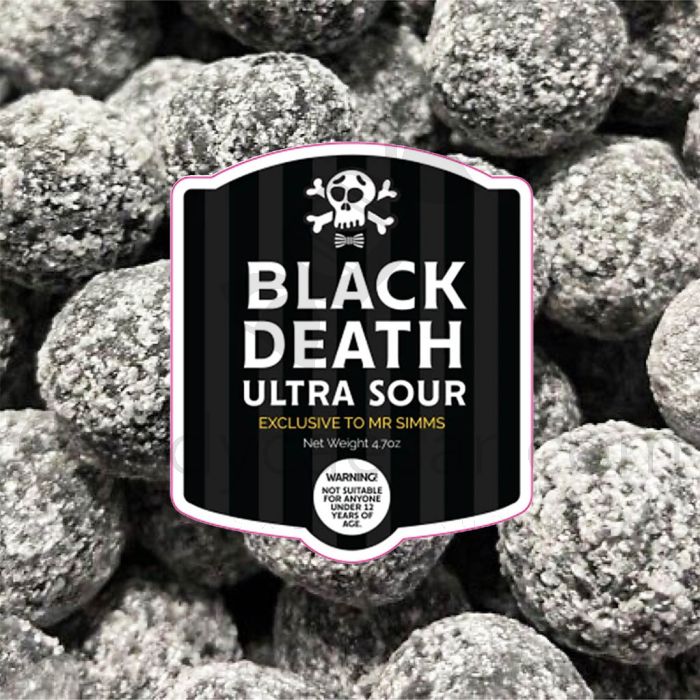 Black Death Ultra Sour Sweets – World's Sourest Candy Challenge
