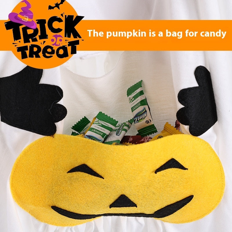 Creative Pumpkin Ghost Dog Funny Clothes Suit