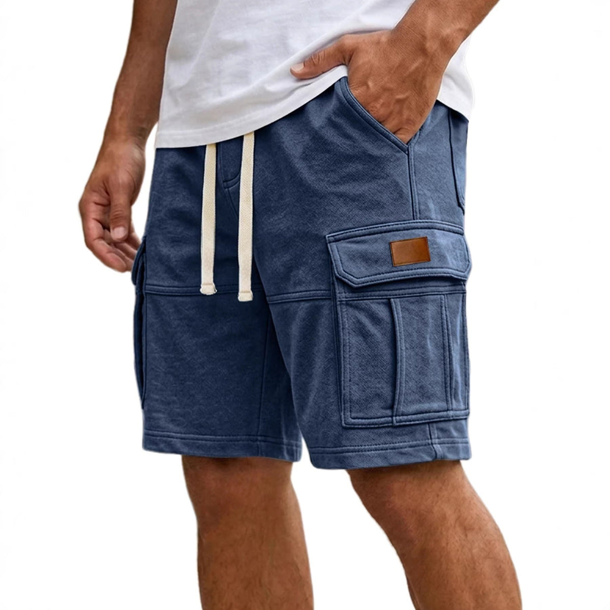 Men's Cargo Shorts With Pockets Fashion Summer Vacation Short Pants
