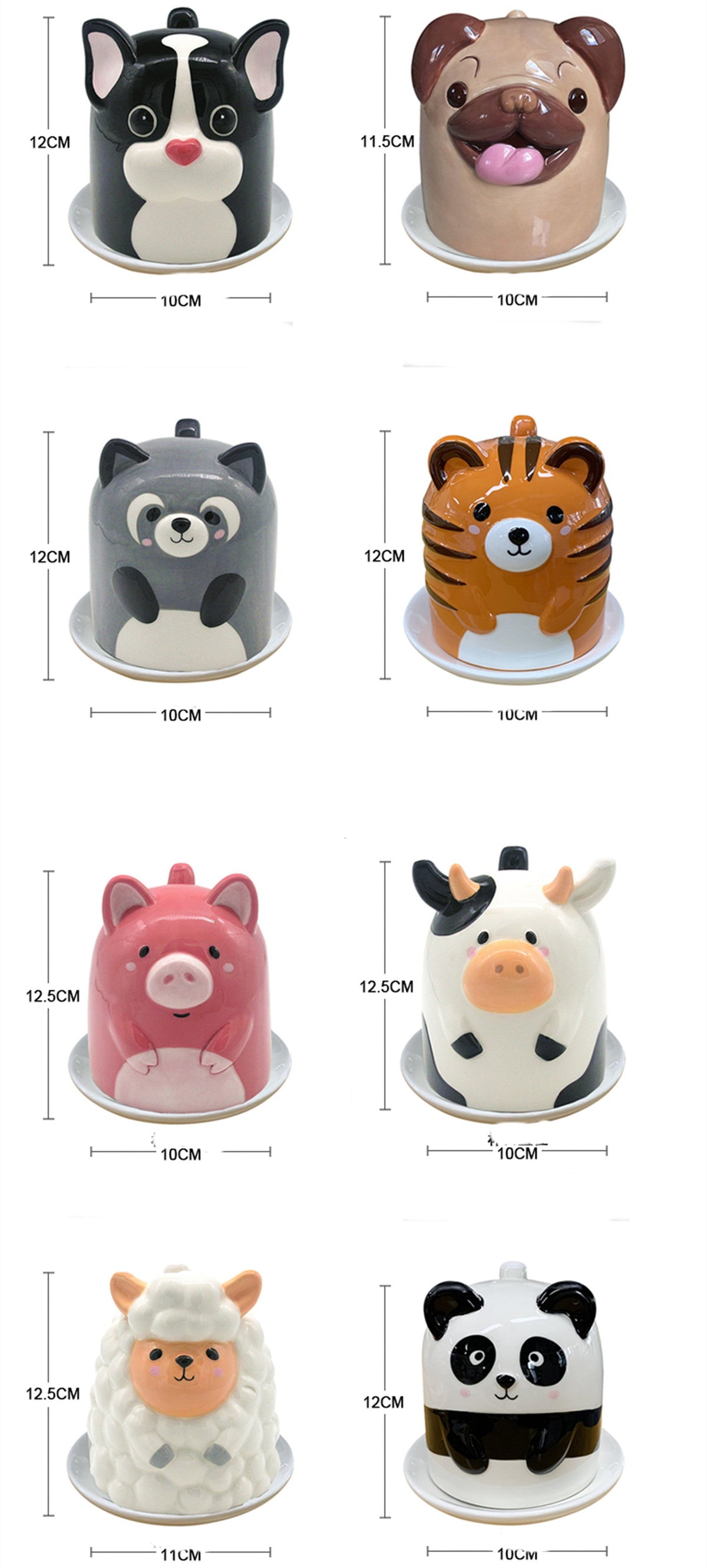 Animal Cup Tail Handle Cup Inverted Cup Stereo Cup