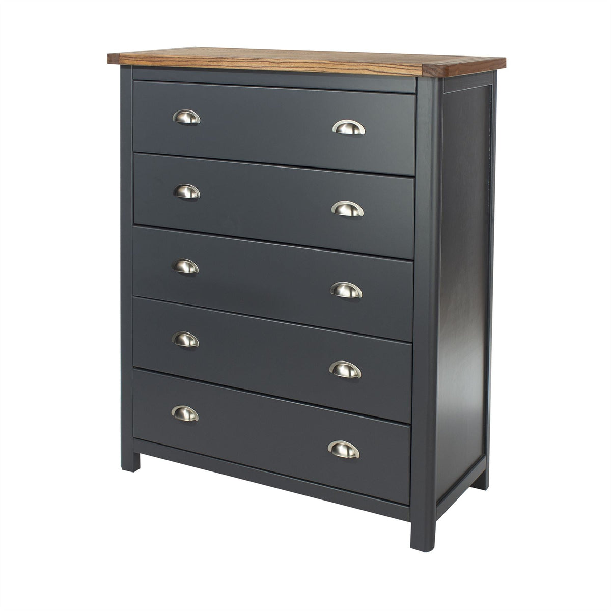 Dunkeld Midnight Blue 5 Drawer Chest