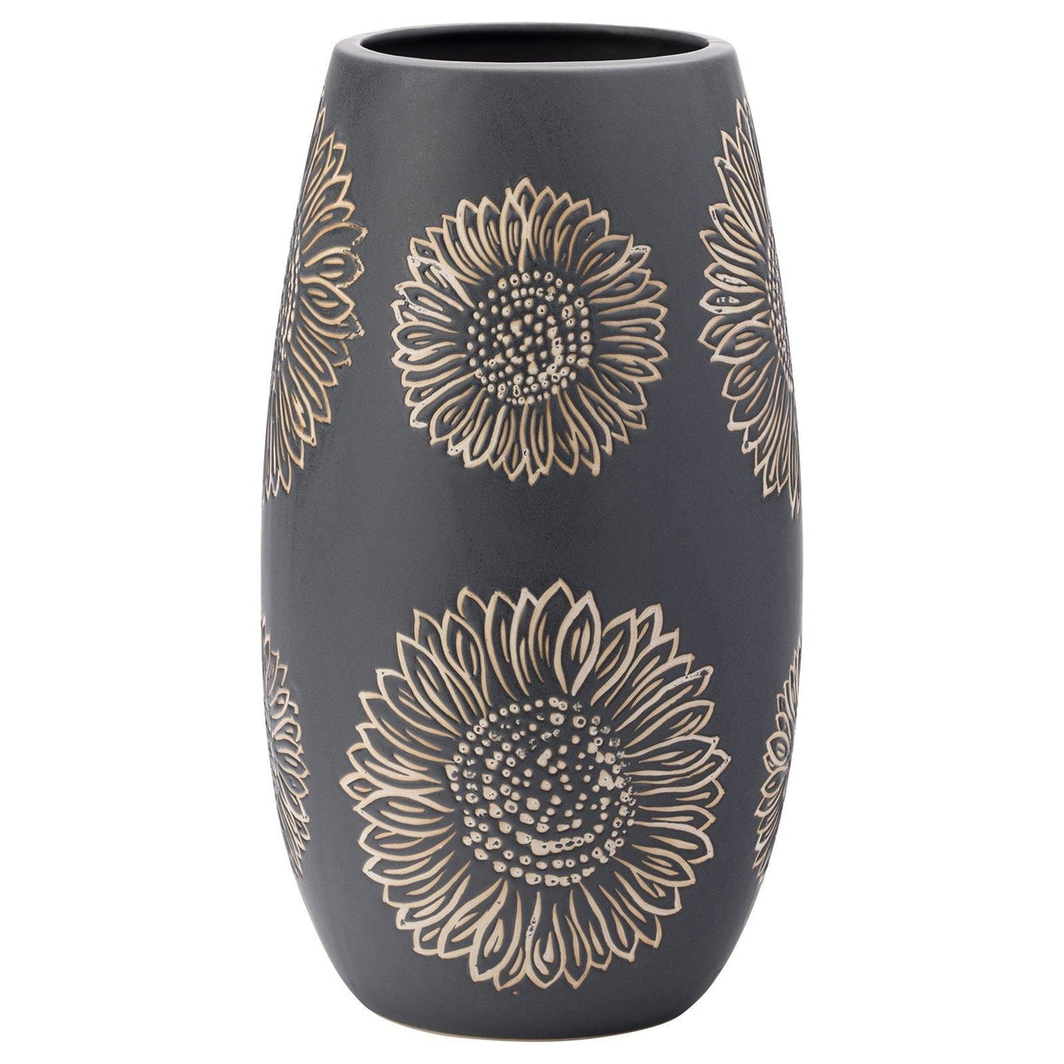 Artisan Flower Sunflower Wax Resist Vase