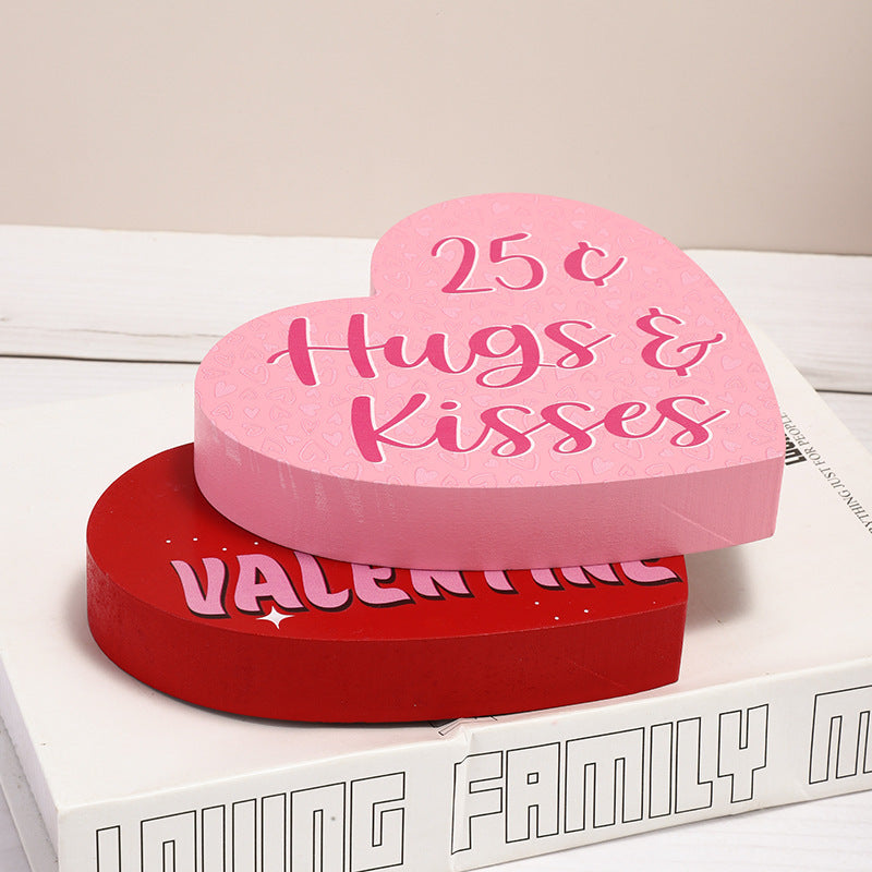 Valentine's Day Gift Love Confession Wooden Craftwork Ornaments