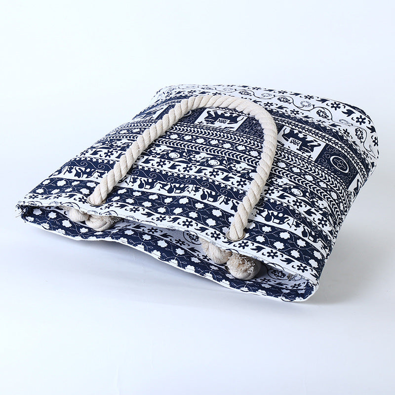New Casual Simple Canvas Women's Shoulder Bag
