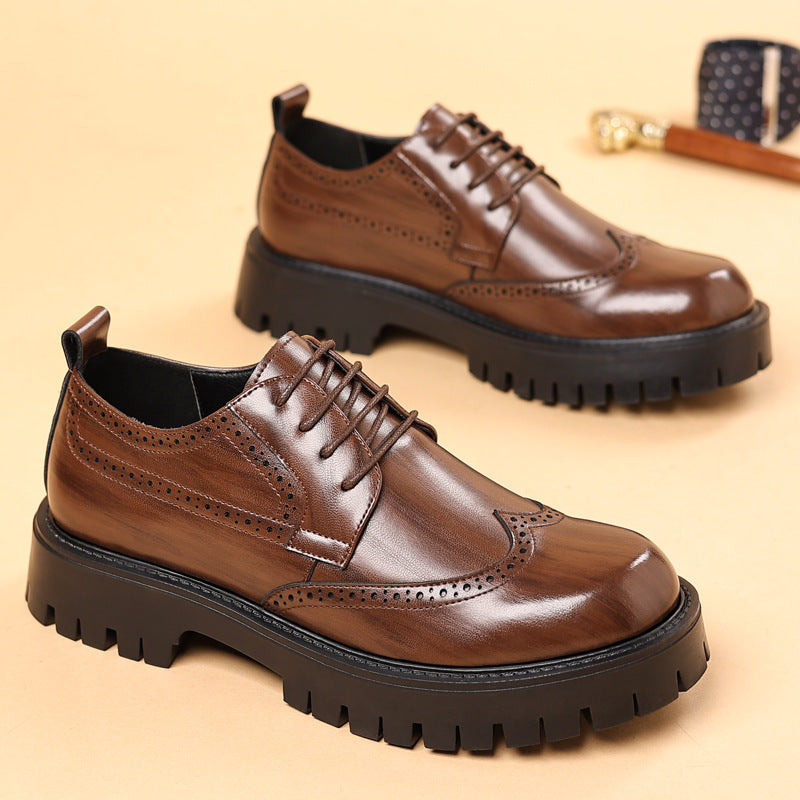 Autumn Mens Shoes Vintage Work Boots