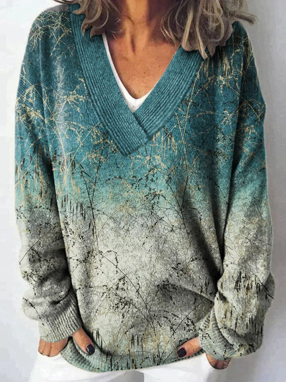 Loose And Lazy Style Soft Glutinous Pullover Women's Top