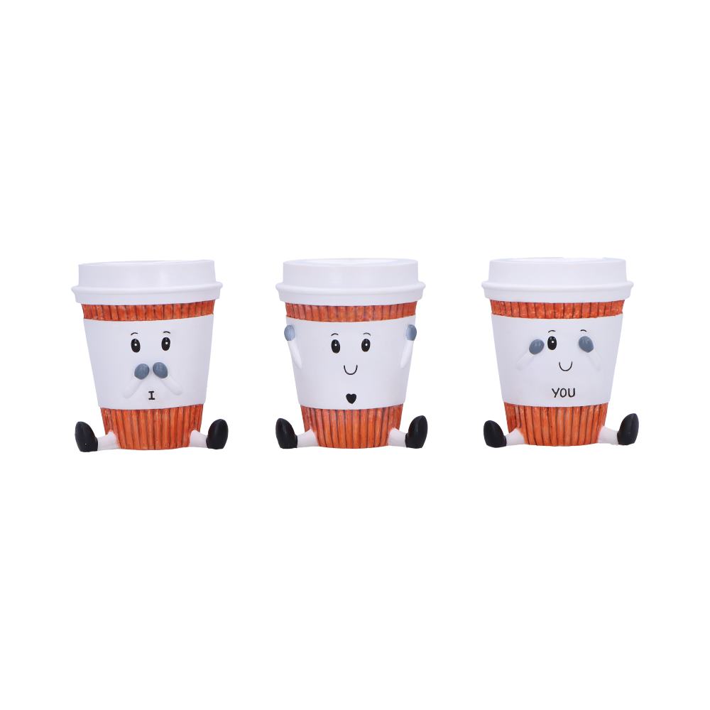 Three Wise Coffee Cups 7cm