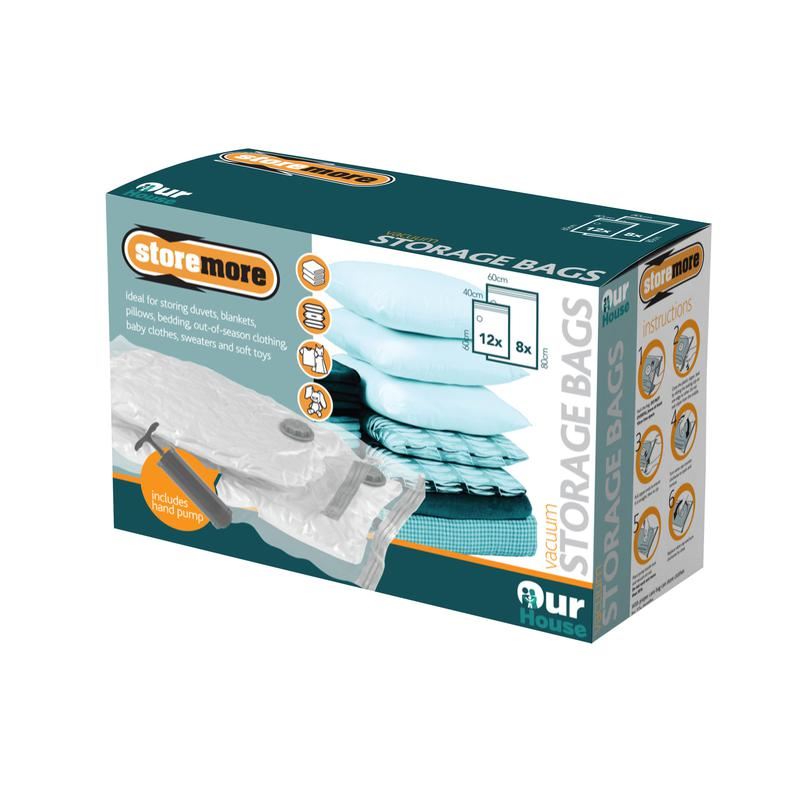 OurHouse Vacuum Bag Set 20pcs With Pump