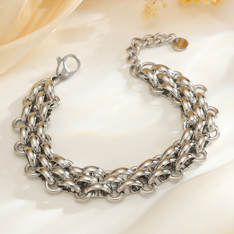 Stainless Steel Bracelet Light Luxury