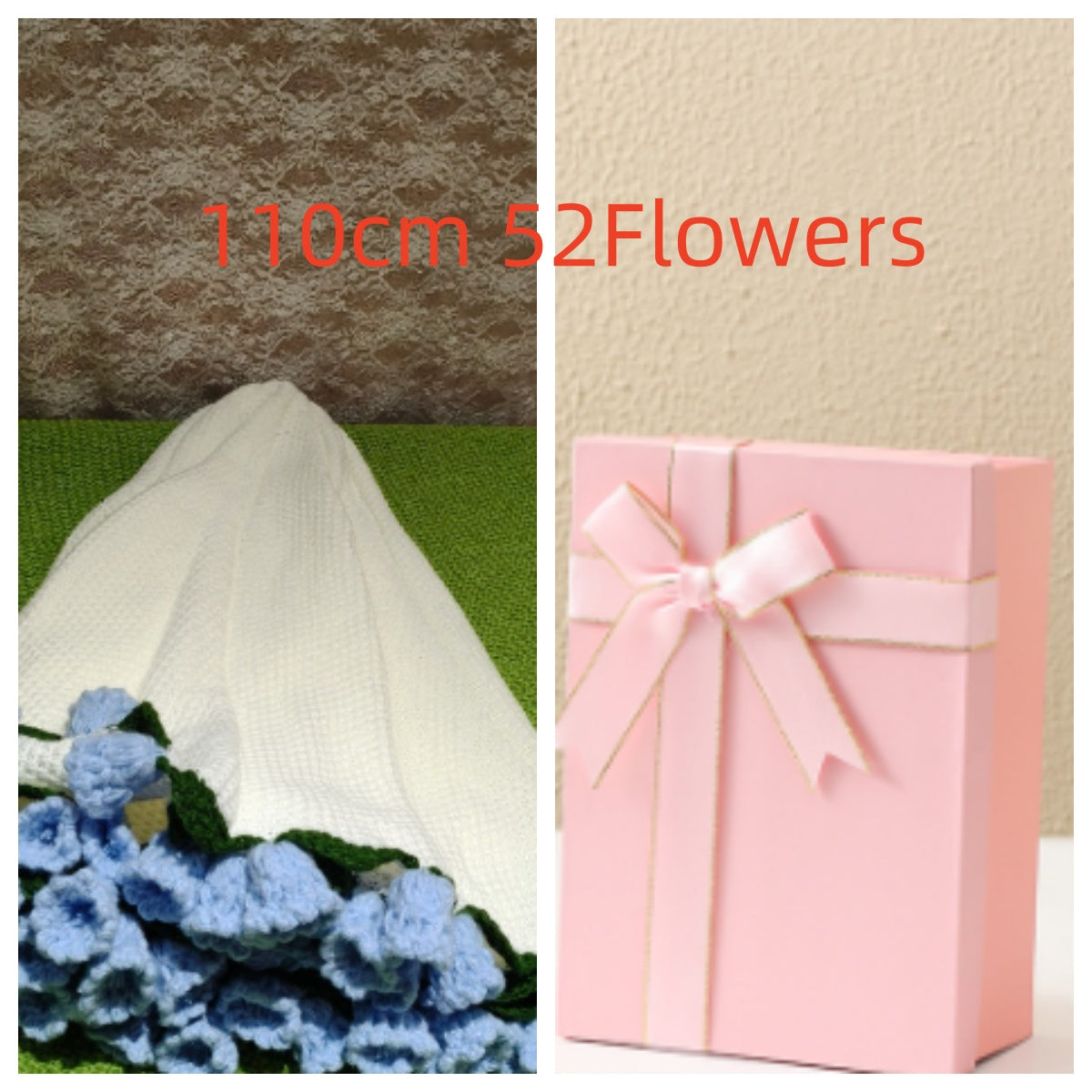 Bouquet Handmade Bouquet Wool Diy Crocheted Linglan Blanket