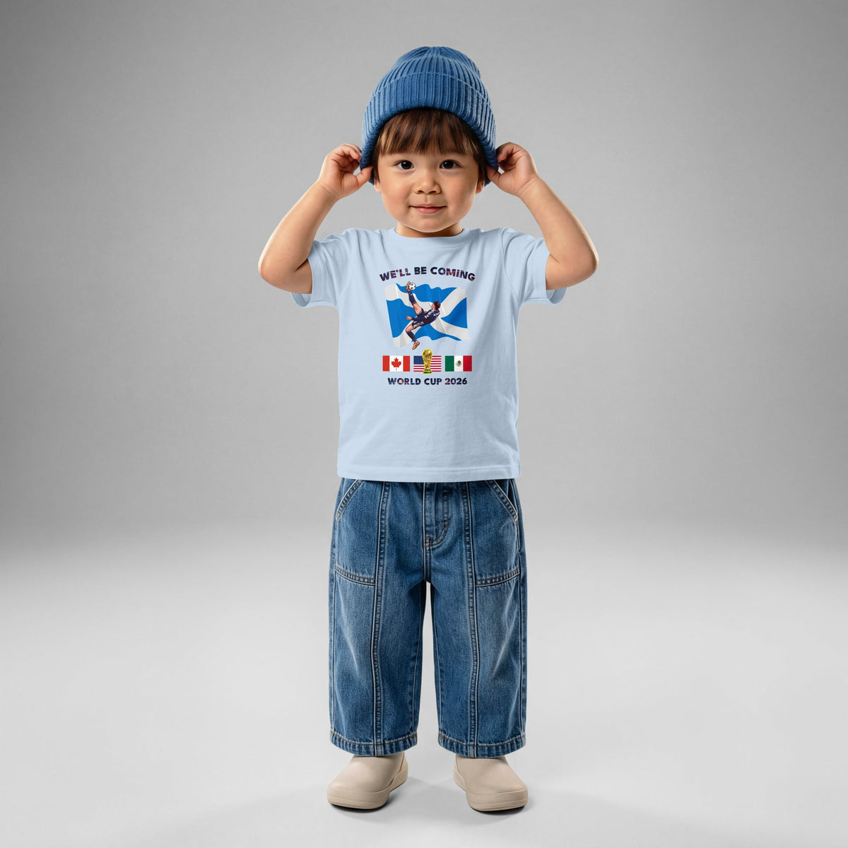 0-24 Months Scotland World Cup Shirt – We'll Be Coming 2026 Football T-Shirt