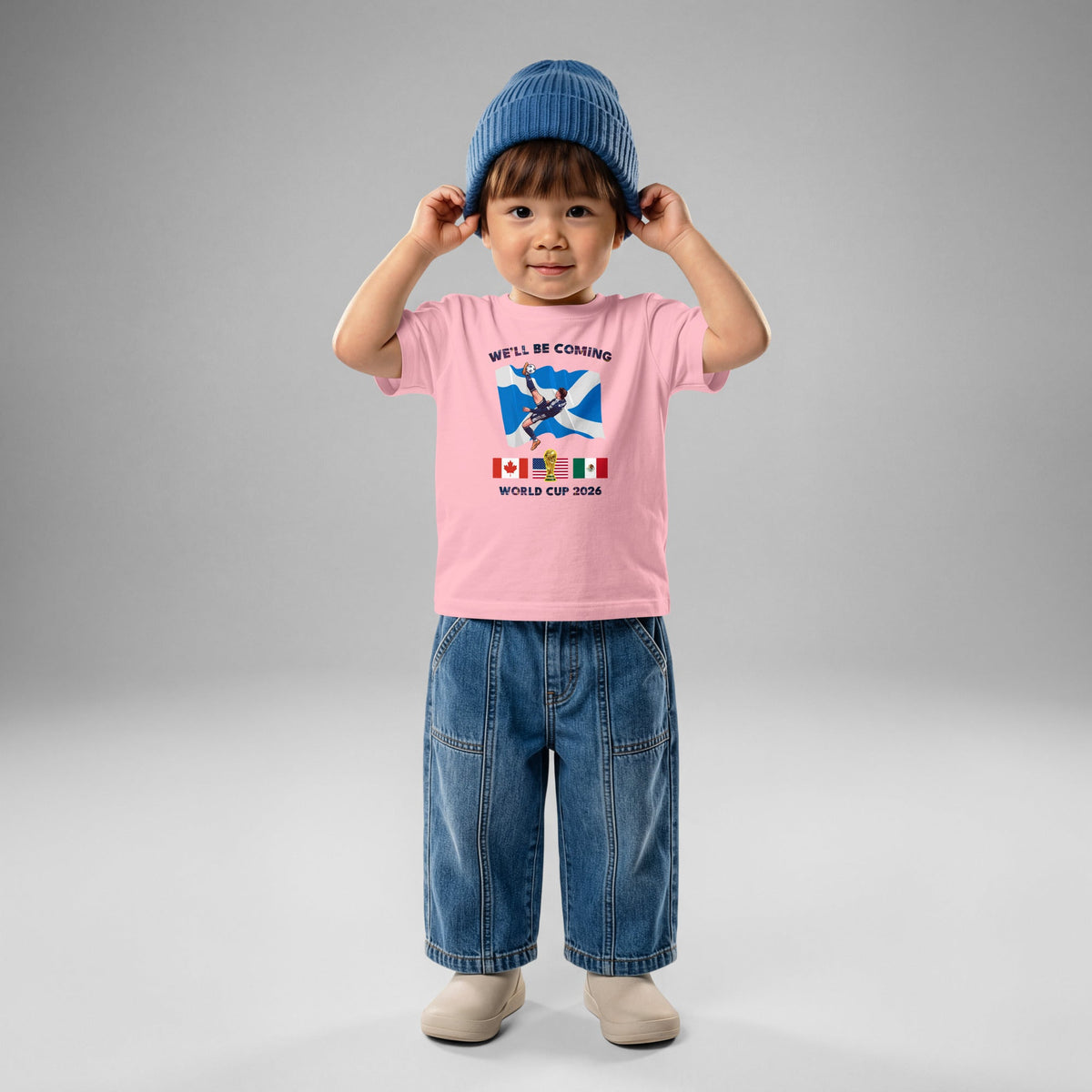 0-24 Months Scotland World Cup Shirt – We'll Be Coming 2026 Football T-Shirt