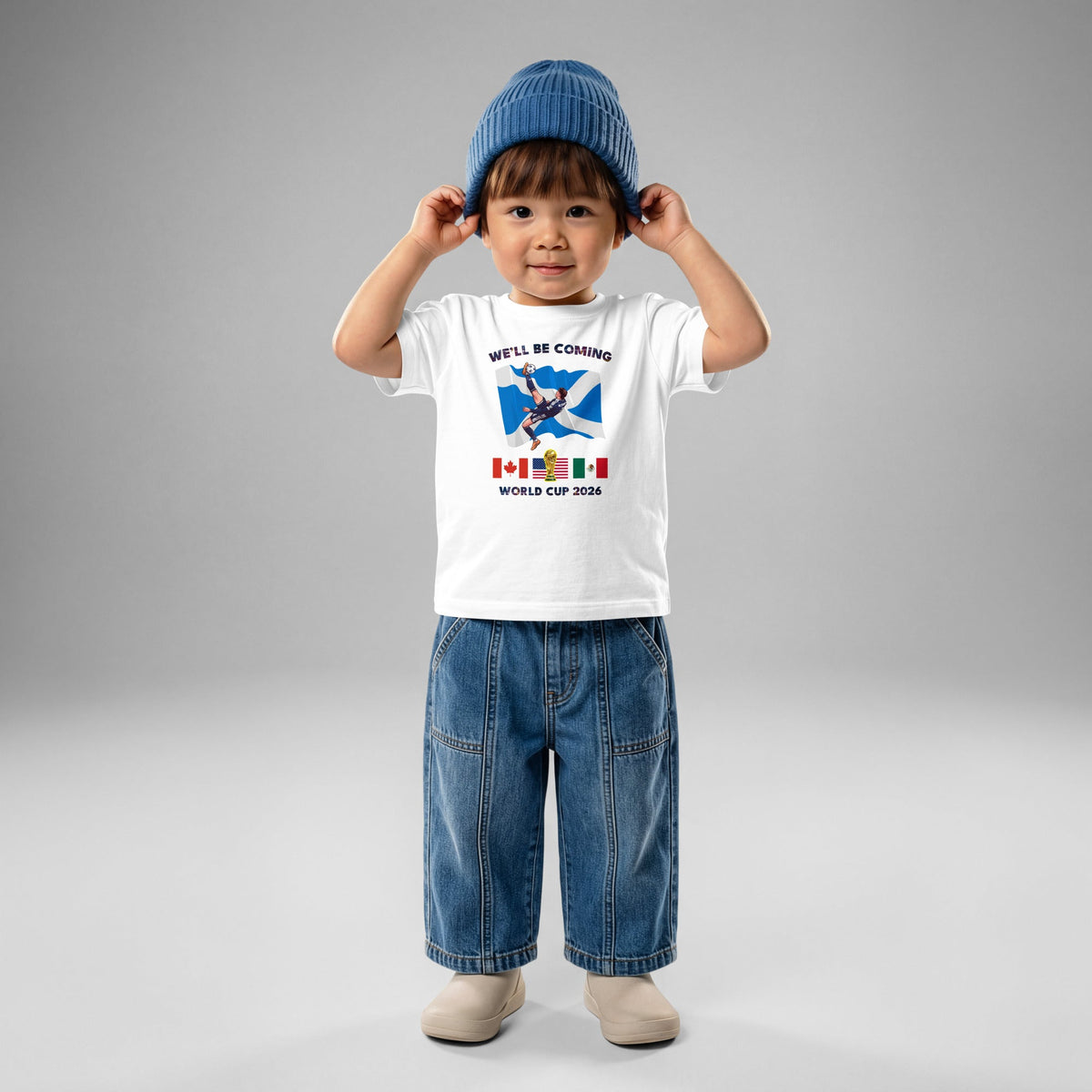 0-24 Months Scotland World Cup Shirt – We'll Be Coming 2026 Football T-Shirt