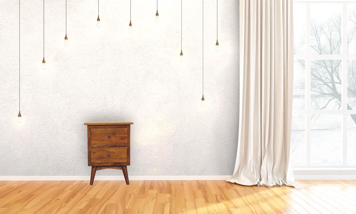 Artisan Chestnut Bedside Table
