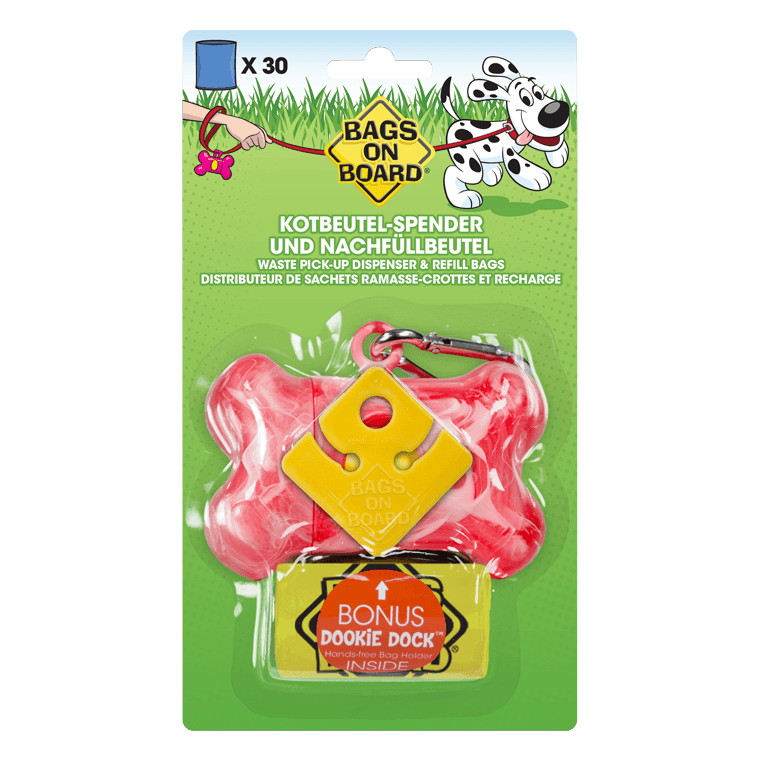 Bags On Board Bone Dispenser Marble Px30 - Case of 4