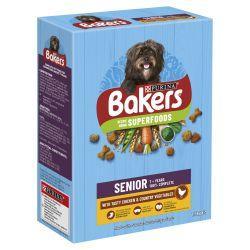 Bakers Dry Dog Food, 1kg Adult, Senior and Puppy - Case of 5