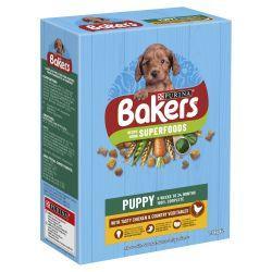 Bakers Dry Dog Food, 1kg Adult, Senior and Puppy - Case of 5