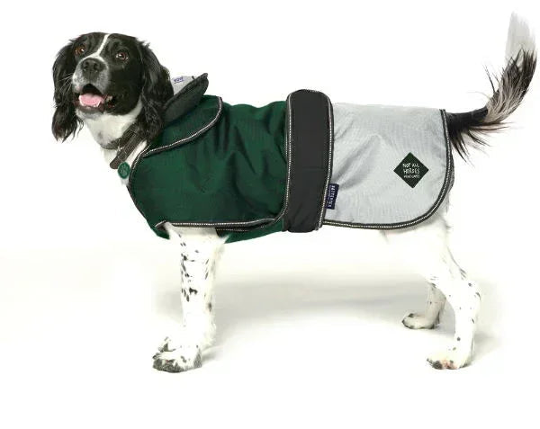 Battersea 2in1 Dog Coat Green 45cm/18