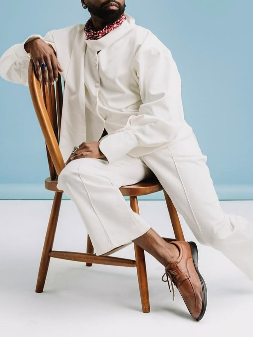 Off-White Oversized Blazer & Pants Set