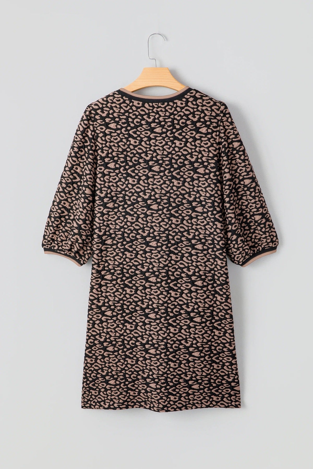 Women's Crab-patterned Printed Long-sleeve V-neck Dress