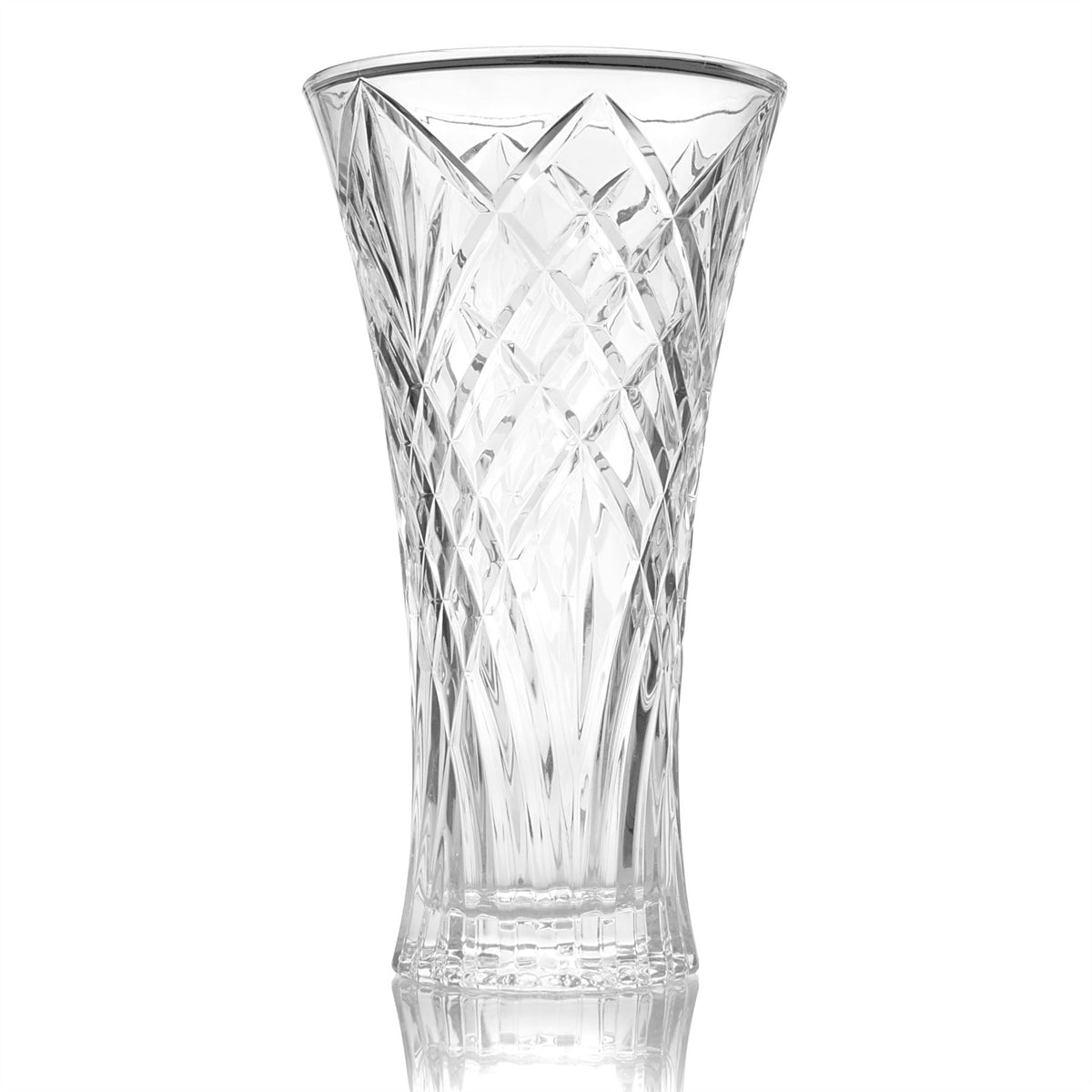 Crystal Glass Short Flower Vase | M&W