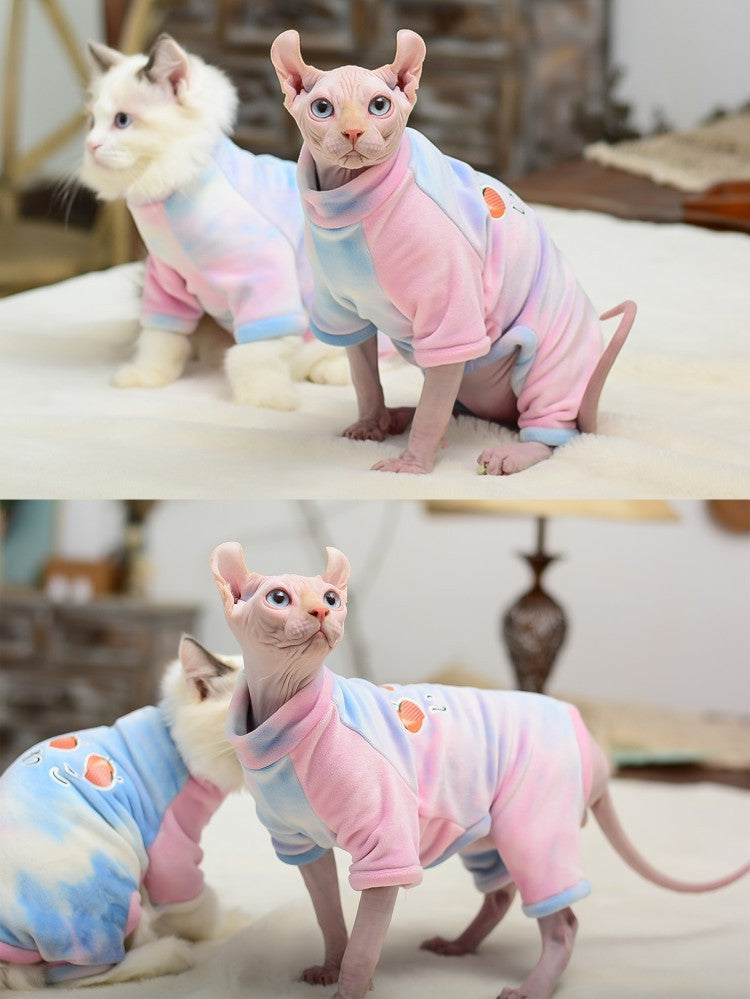 Fashionable Personality Bottoming Silver Fox Velvet Four-legged Jacket