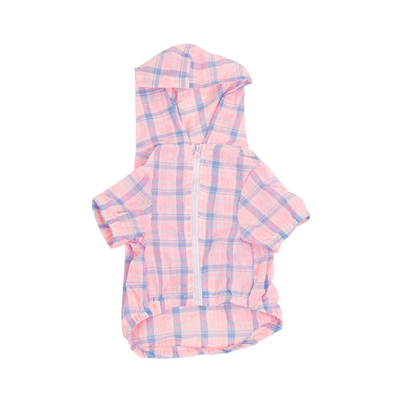 Plaid Teddy Fadou Schnauzer Clothes