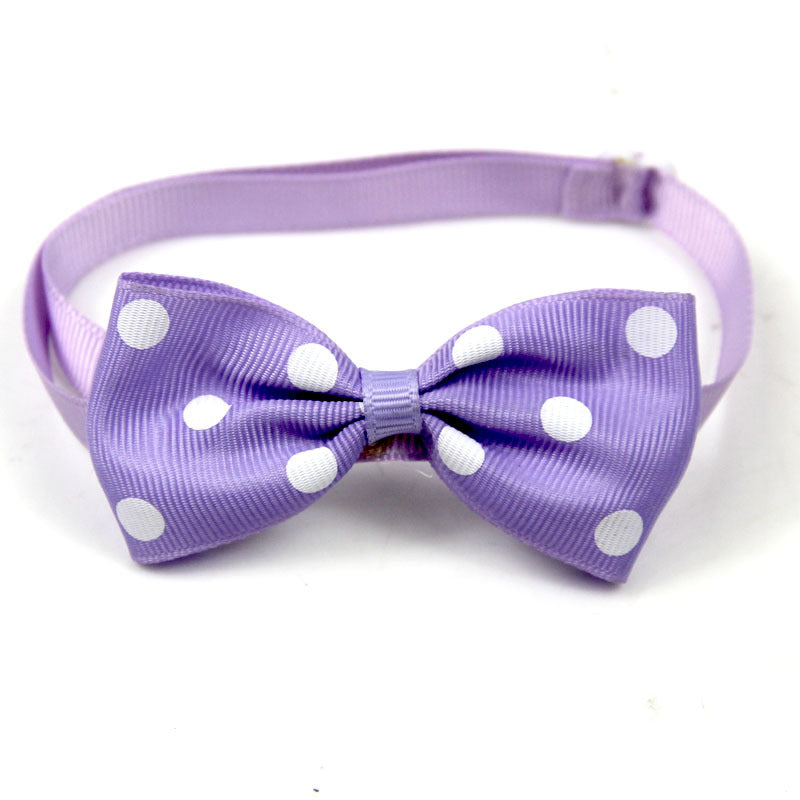 Pet Supplies Accessories Polka Dot Bow Tie