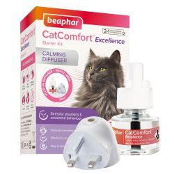 Beaphar CatComfort Excellence Calming Diffuser and Refill Starter Kit, 48ml - Case of 3