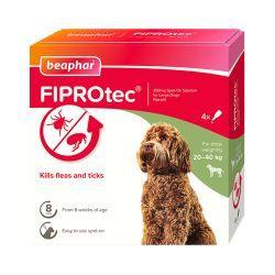 Beaphar FIPROtec Spot On Large Dog 4 Months - Case of 6