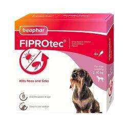 Beaphar FIPROtec Spot On Small Dog 4 Months - Case of 6