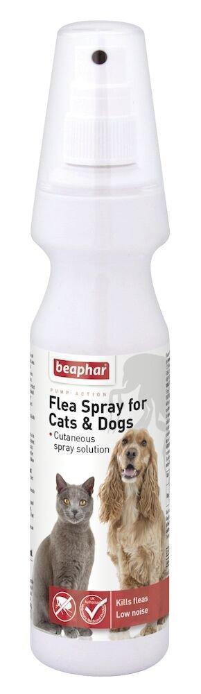 Beaphar Flea Spray for Cats and Dogs Pumpkin Action 150ml - Case of 6