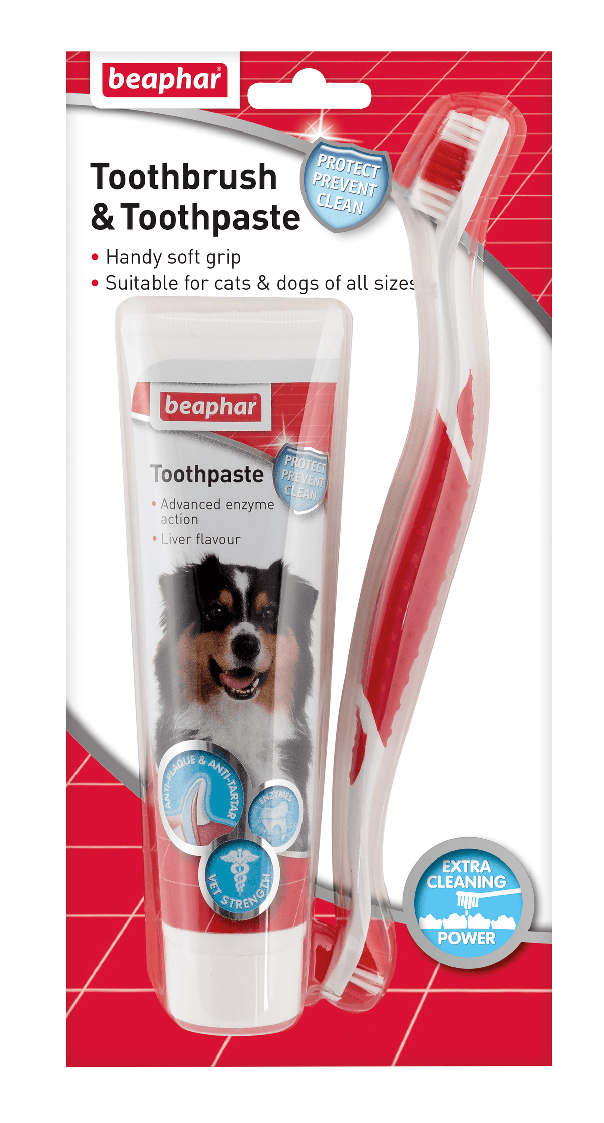 Beaphar Toothbrush and Toothpaste - Case of 6