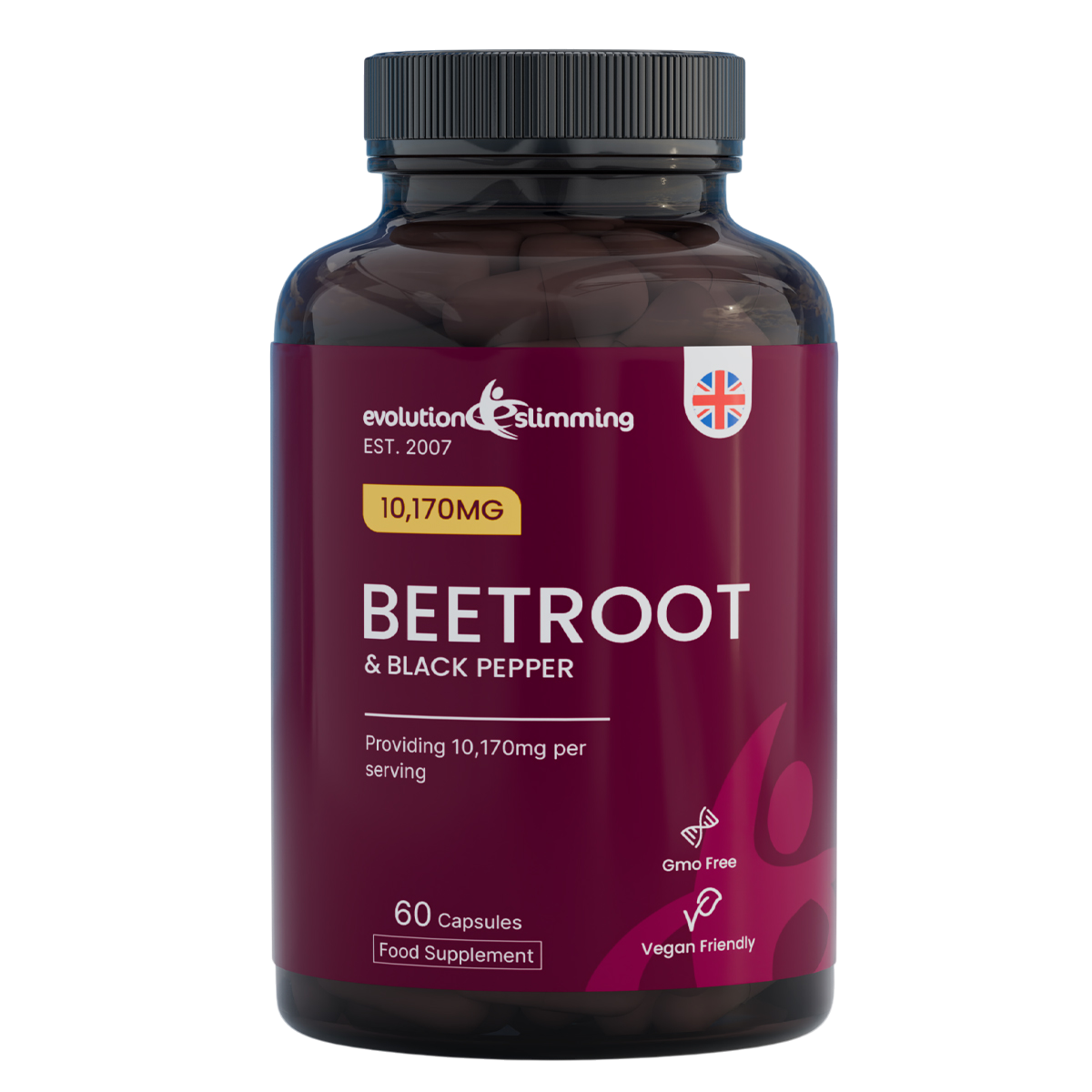 Beetroot 10,170mg Pepper Capsules | Energy Flow & Daily Support