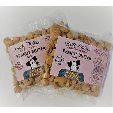 Betty Millers Grain Free Peanut Butter Bites 400g - Case of 6