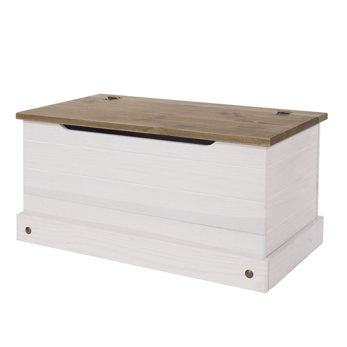 Corona White Storage Trunk