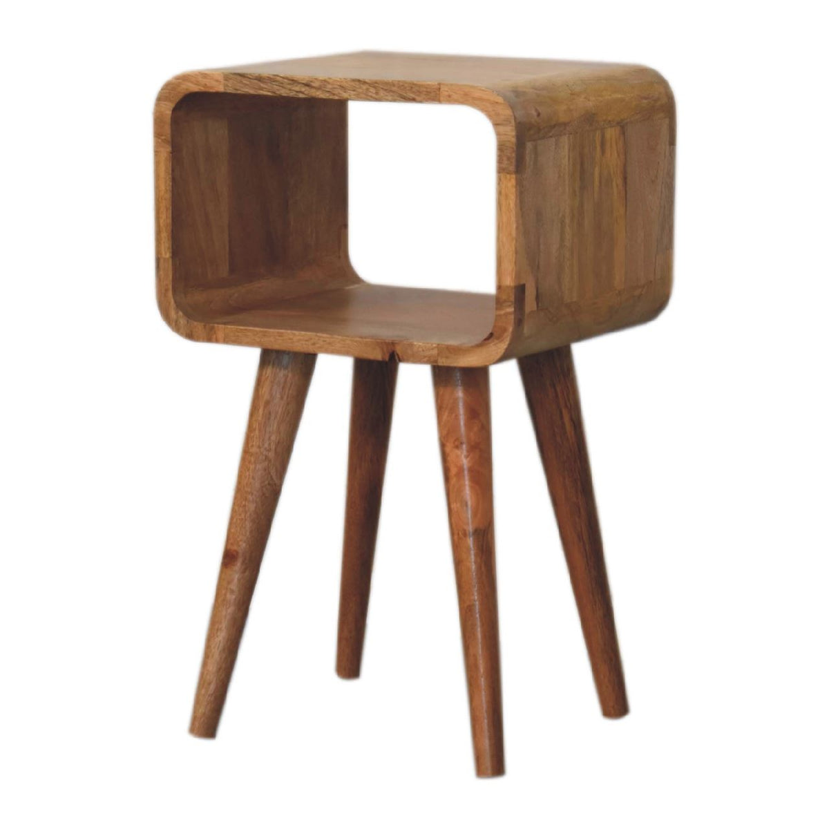 Artisan Mini Curved Open Bedside Table