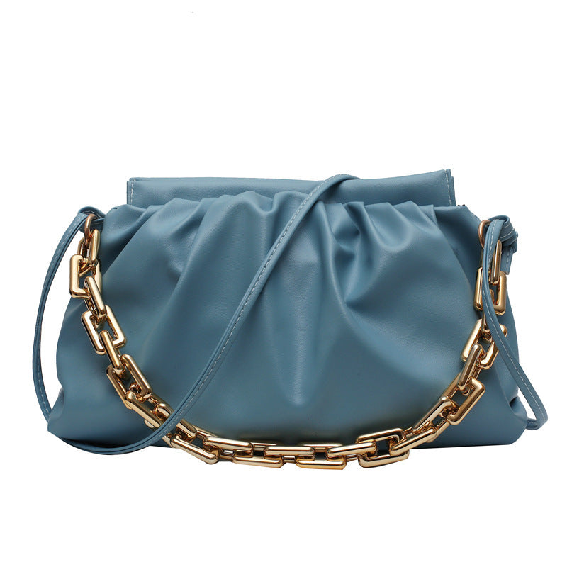 Thick Chain Cloud Portable Shoulder Underarm Bag