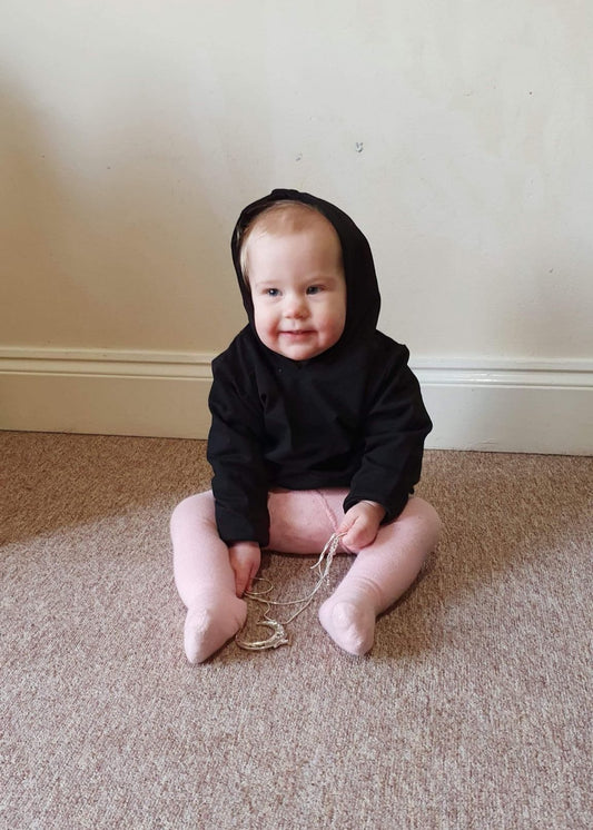 Black Stylish Kids Hoodie - Premium Soft Cotton