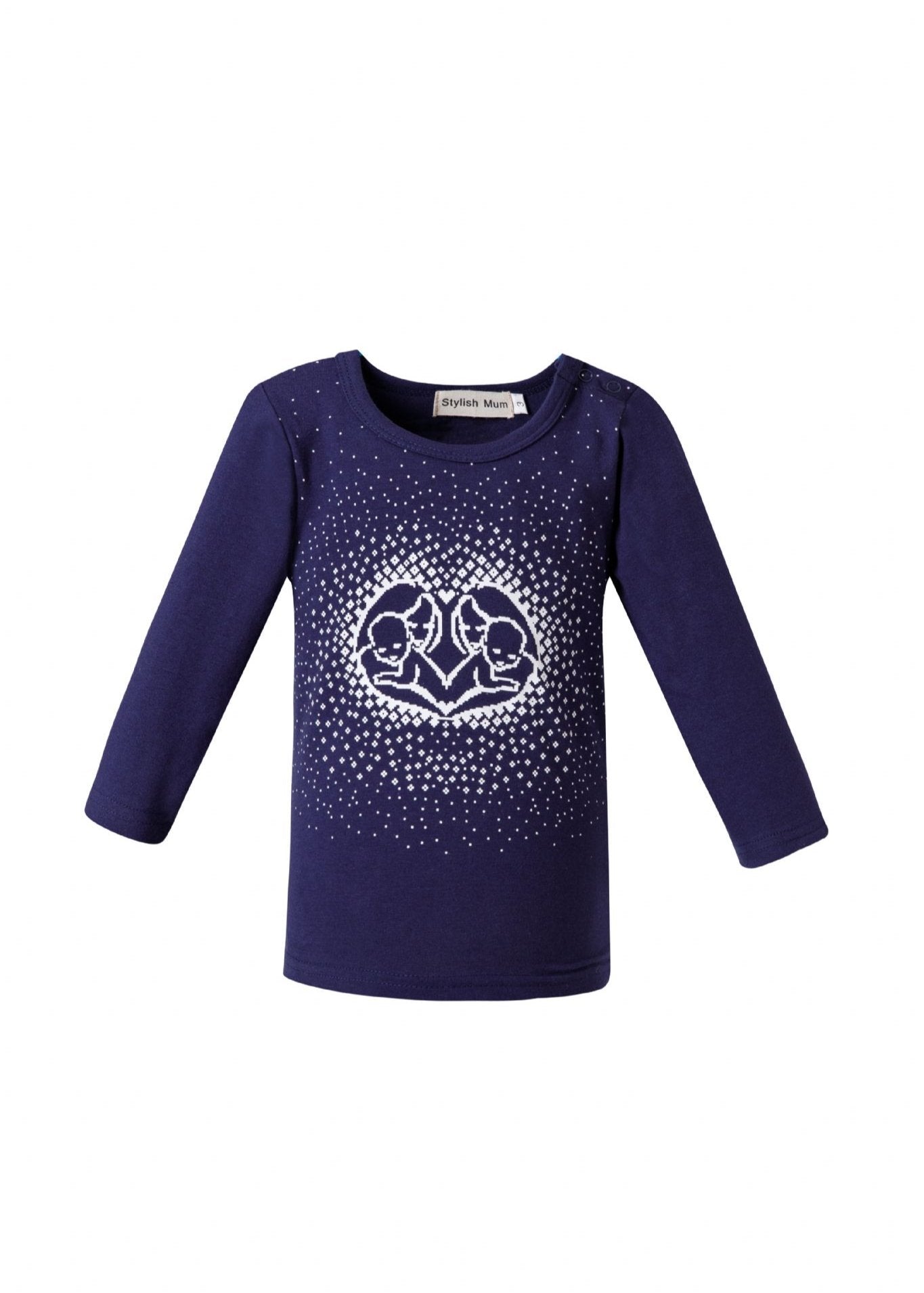 Blue Heart Child Top