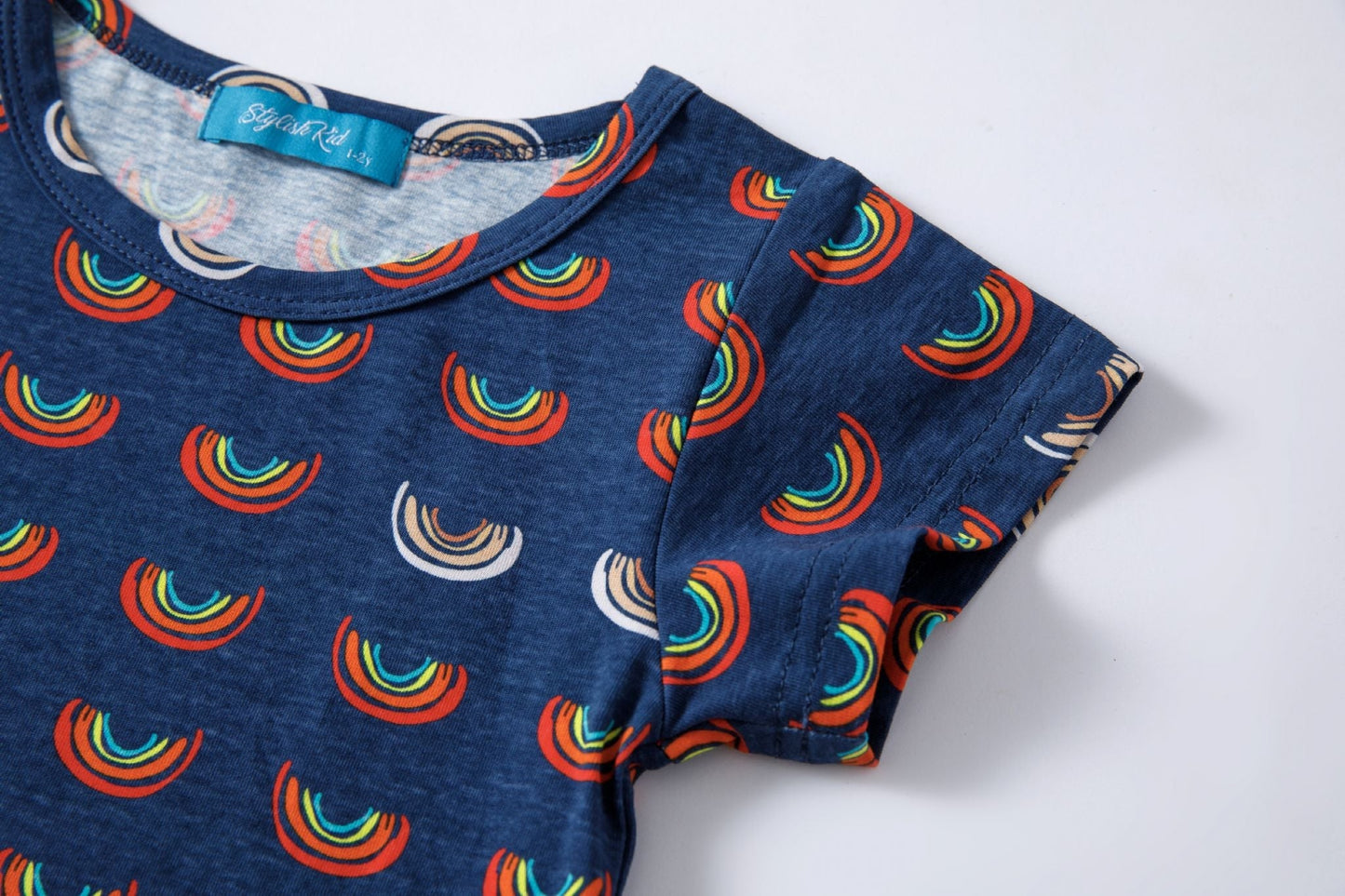 Boob Over the Rainbow Kids Top - Soft Cotton Unisex T-Shirt
