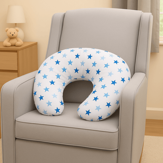 For Your Little One Nursing Pillow | Little Star Blue