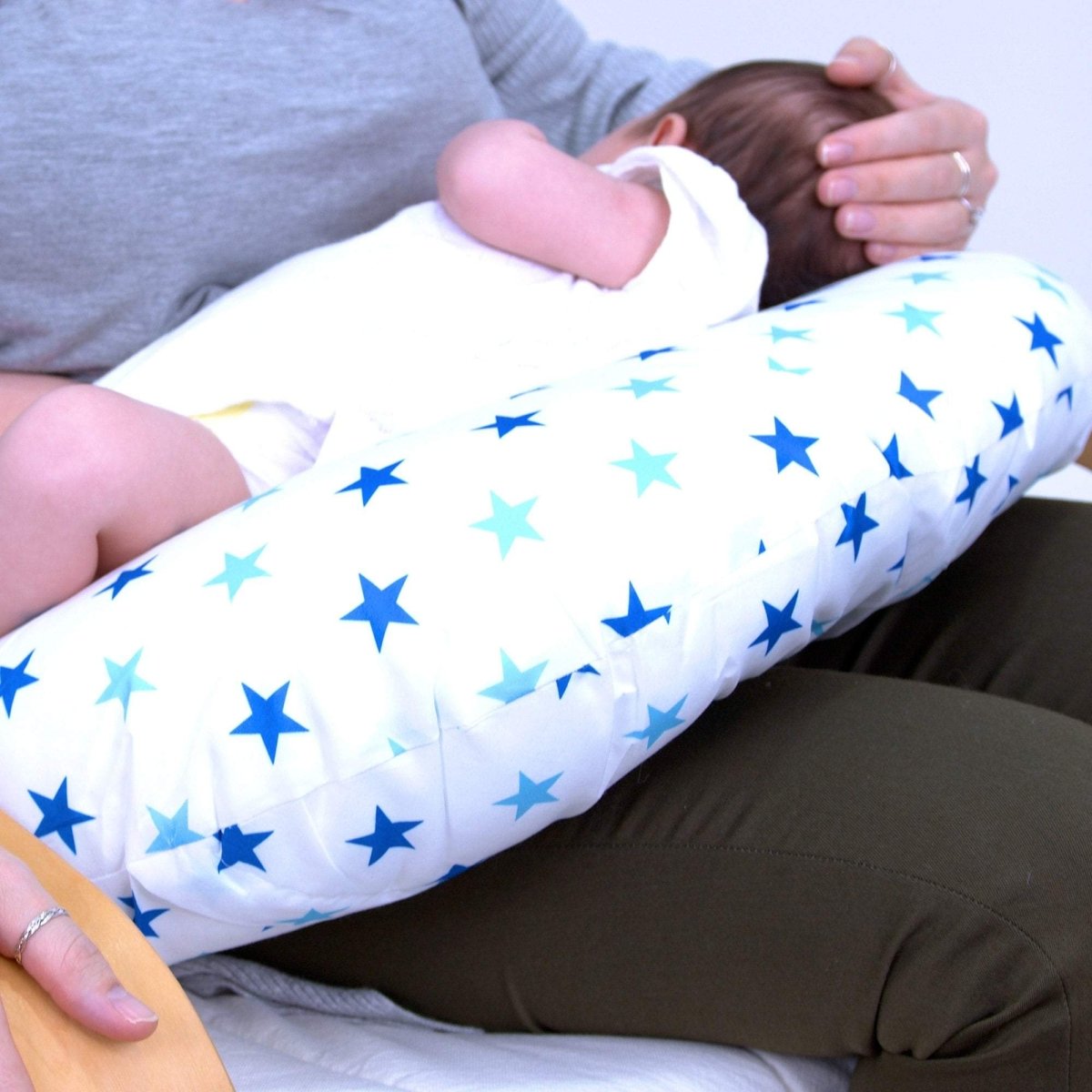 For Your Little One Nursing Pillow | Little Star Blue