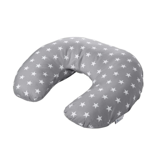 Nursing Pillow Cover — Grey with Stars (Cover Only)