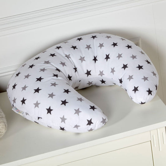 For Your Little One Breastfeeding Nursing Pillow Cover | Silver Twinkle