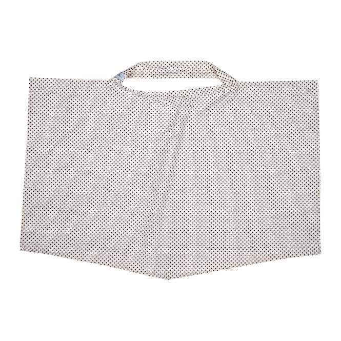 Breastfeeding Apron Grey Stars | 100% Cotton Nursing Cover | Portable & Discreet