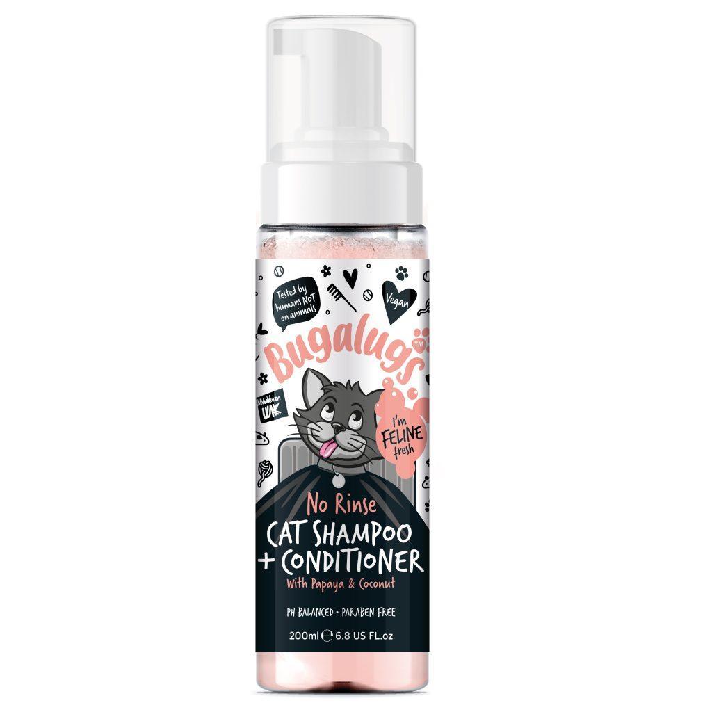 Bugalugs No Rinse Cat Shampoo + Conditioner - Case of 6